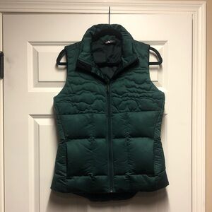 The North Face Dark Green Quilted Vest